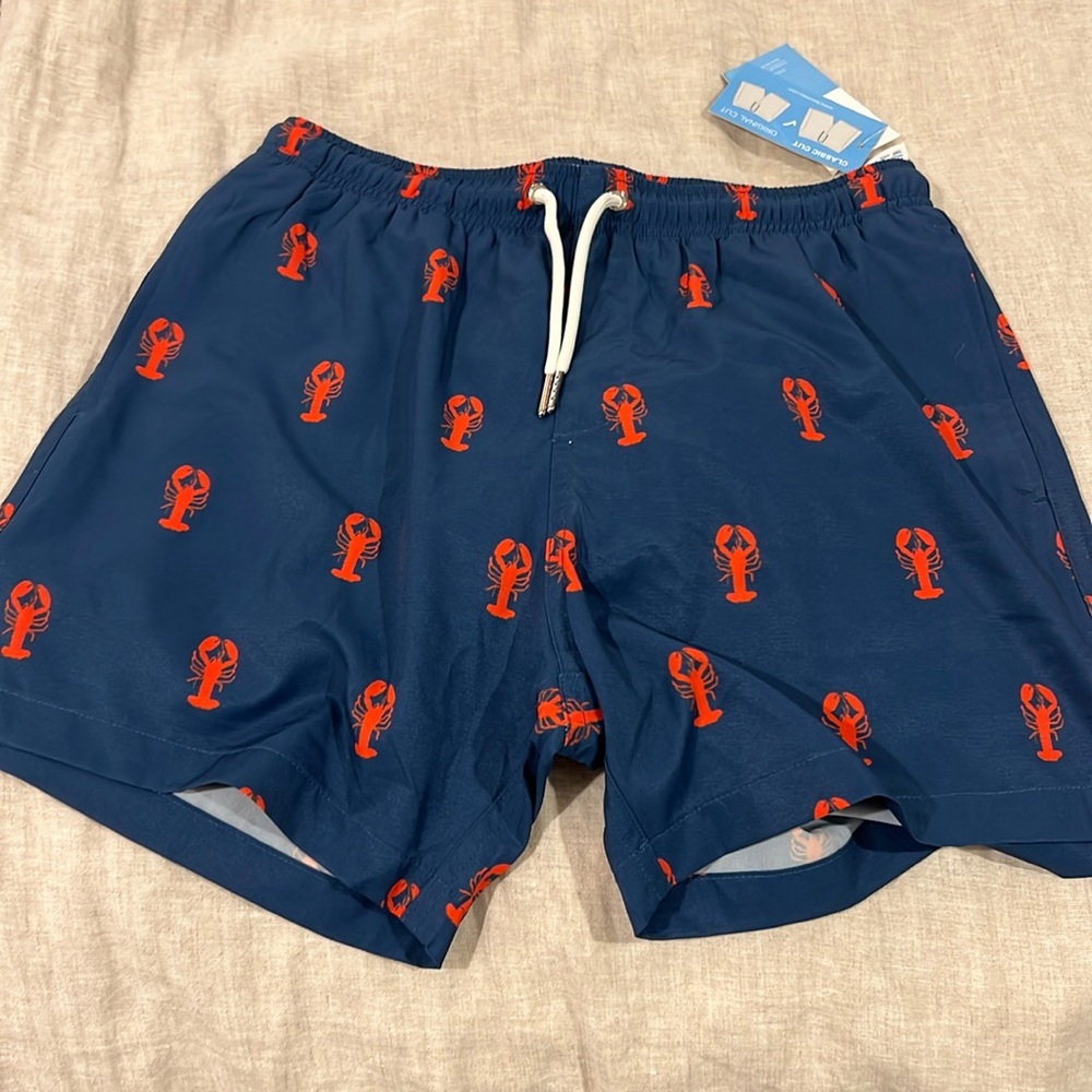 Lobster Swim Trunks